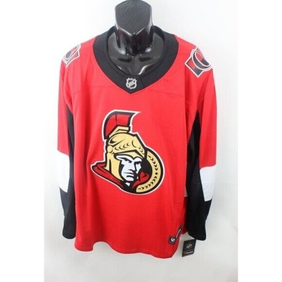 Ottawa Senators Mens Fanatics Jersey NHL Breakaway Hockey Licensed Red Sz 2XL - Picture 1 of 16